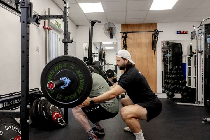 Gym with exercise training